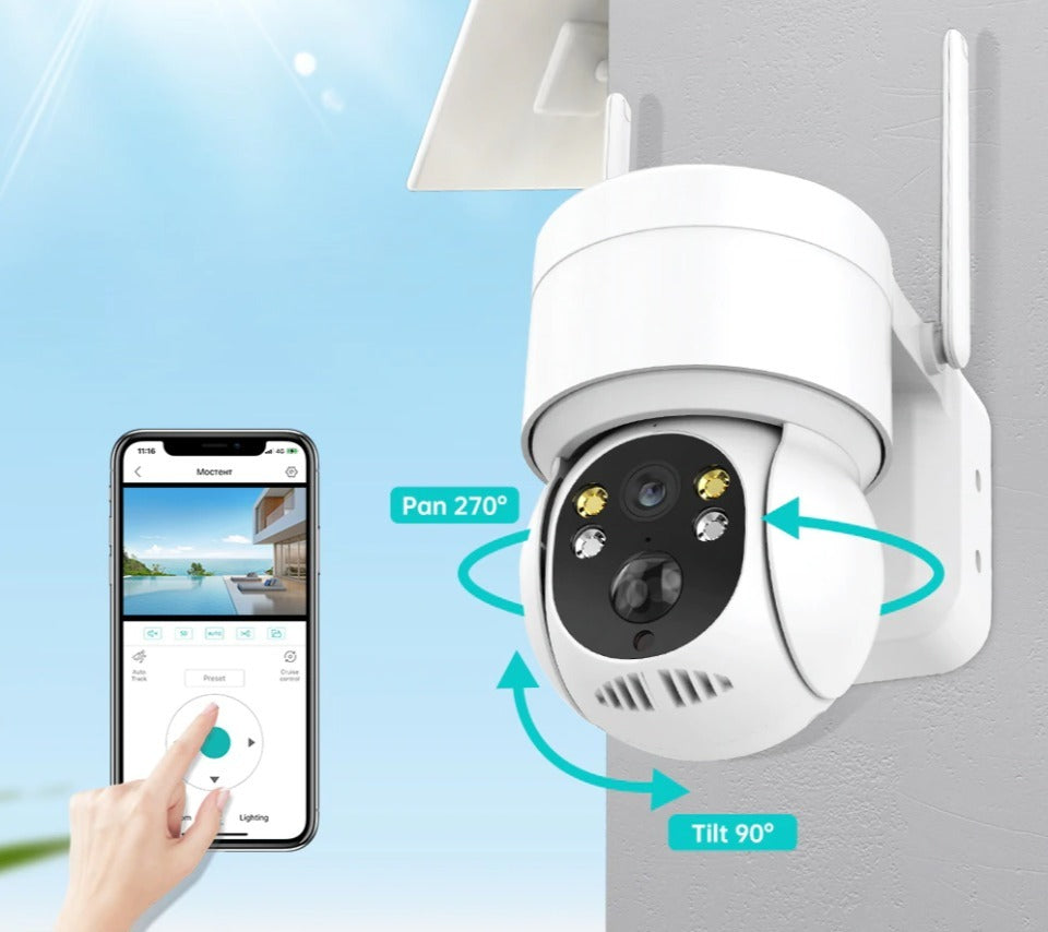 Solar WiFi Outdoor Camera 1080P