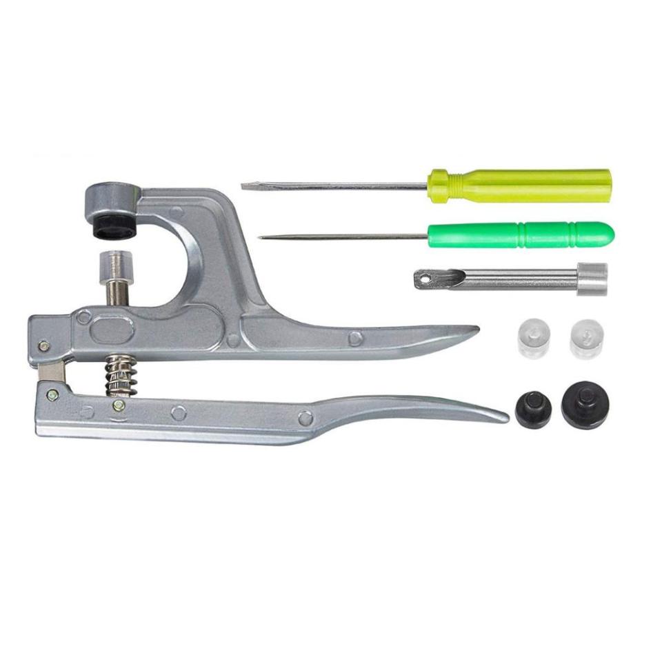 360 Sets T5 Druckknopf Werkzeugsatz & Organizer Behälter, einfaches Ersetzen von Druckknöpfen, DIY Schneider