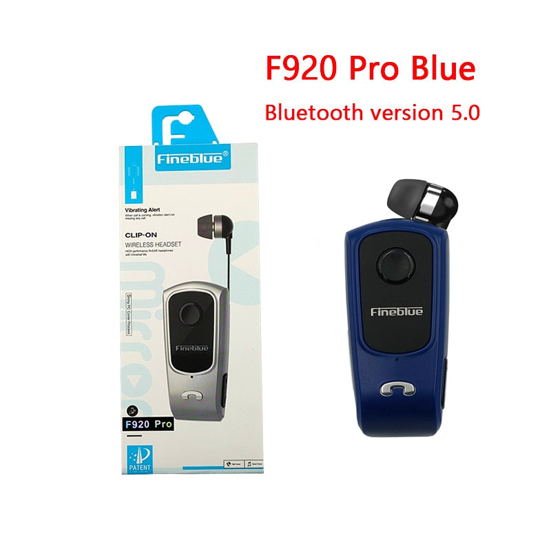 Fineblue F920 Pro BT5.0 Mini Wireless Bluetooth Headset with Call Reminder and Vibration Function for Sports and Running