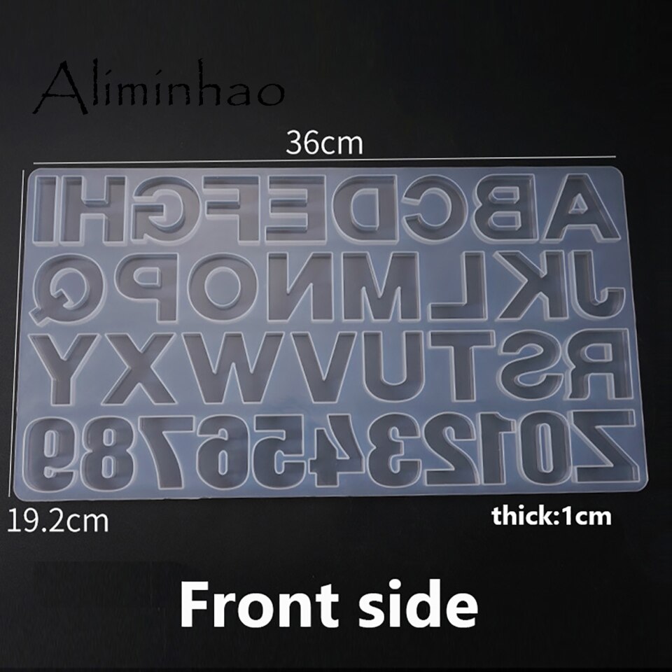 M0001 Moules Lettres & Chiffres (36 cavités)