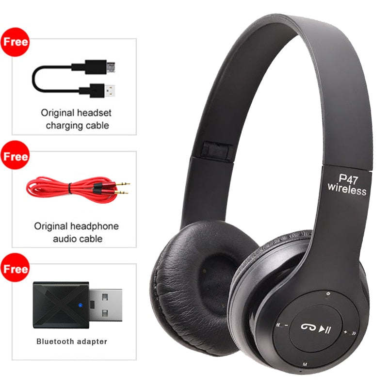 9D HIFI Stereo Faltbare Wireless Kopfhörer für mobile xiaomi iphone samsumg tablet Bluetooth Kopfhörer mit Mikrofon