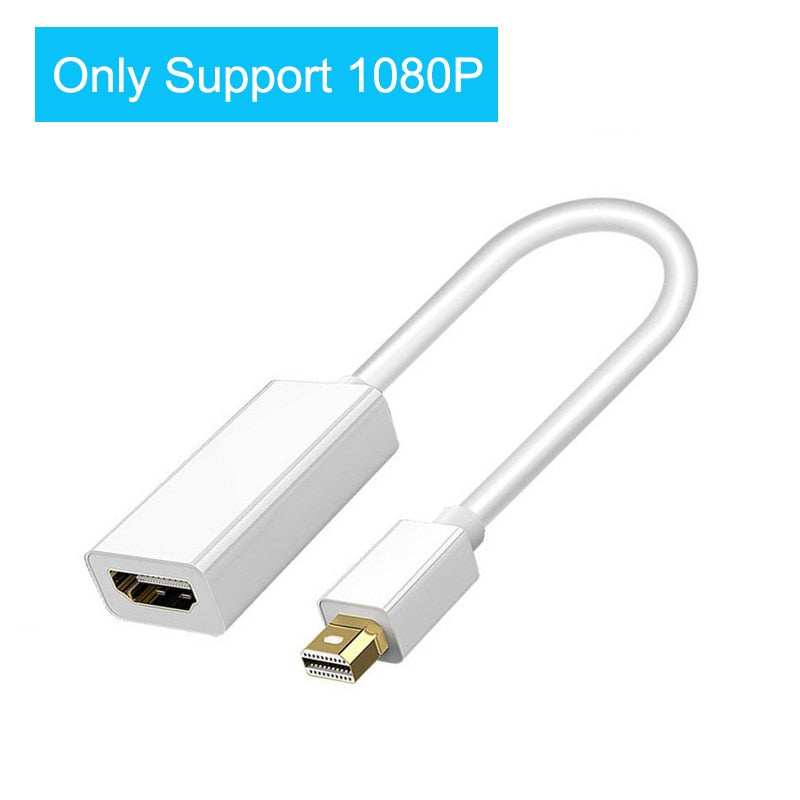 Convertisseur Mini DisplayPort Thunderbolt vers HDMI 4K