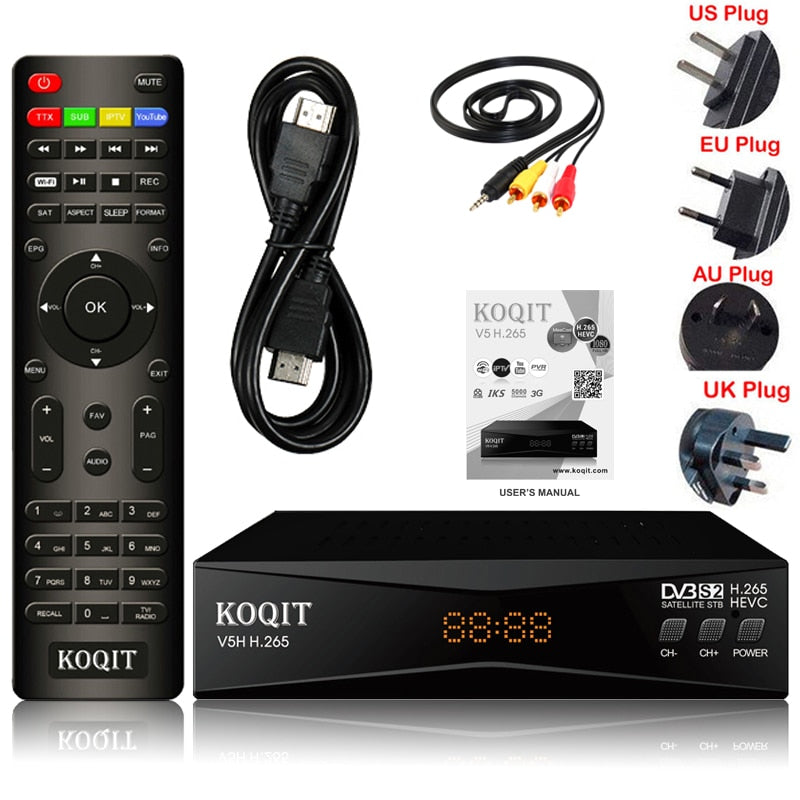 Koqit V5H H.265 HEVC DVB-S2 Sat-Receiver