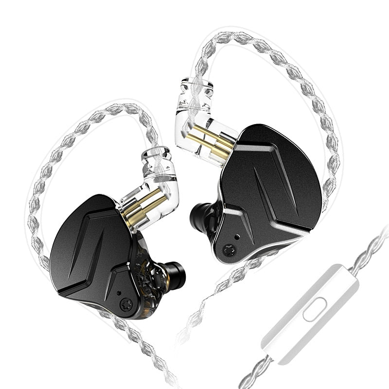 KZ ZSN Pro X Metal Headphones 1BA+1DD Hybrid HIFI Bass In-Ear Monitor