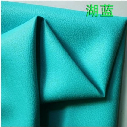 Tissu en cuir slychee gaufré PU 50x70cm, simili cuir pour la couture