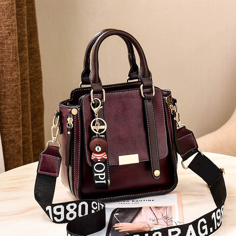 PU Leather Women Handbags Totes Crossbody Shoulder Bag