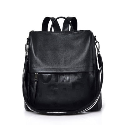 Sac à dos femme en cuir véritable