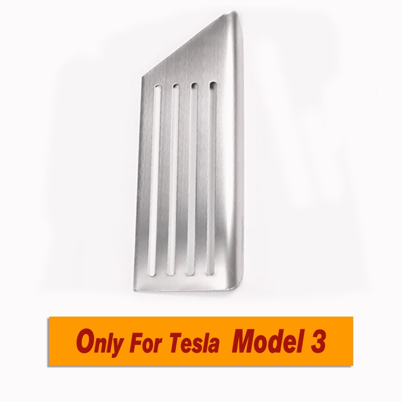 Accessoires pour Tesla Model 3 Y 2021 : Couvre-pédales en aluminium