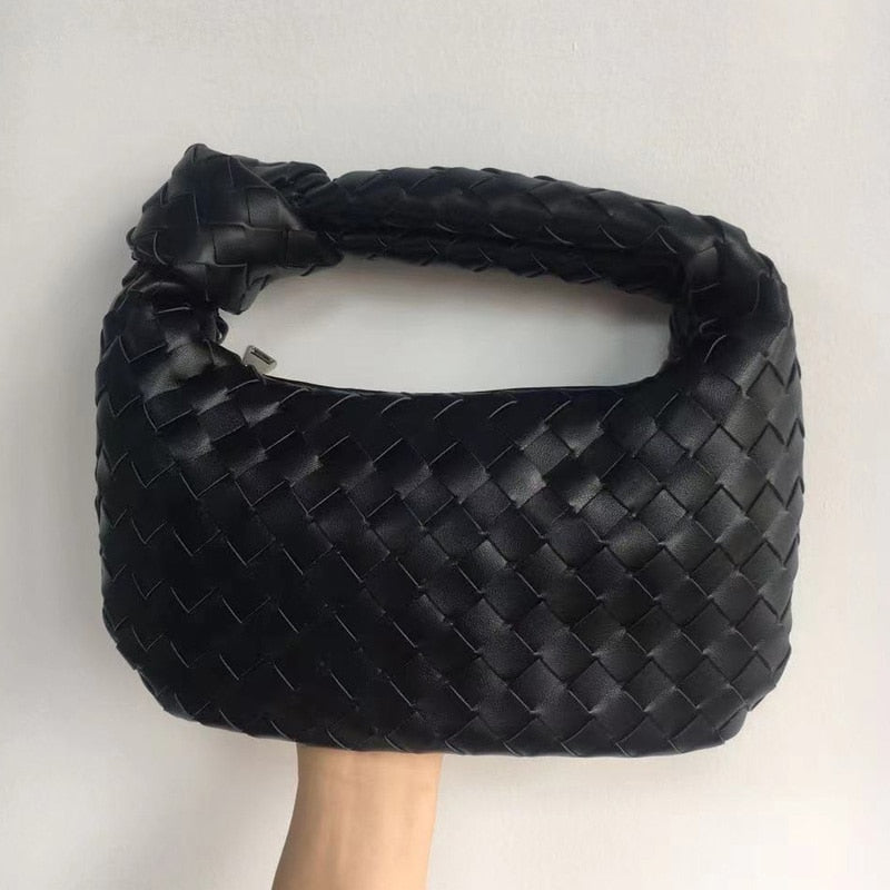 2021 Luxury Woven Leather Shoulder Bag