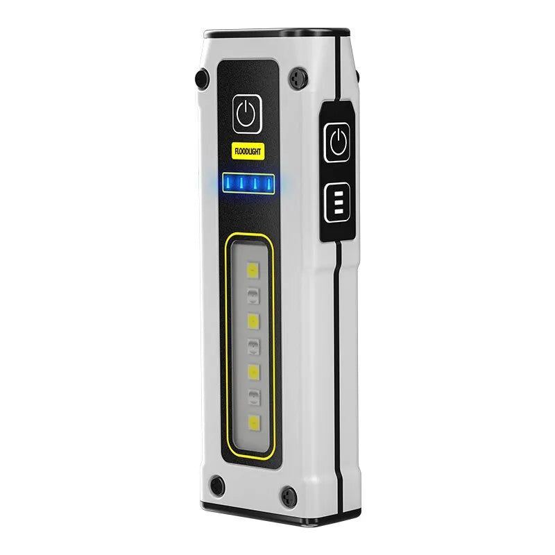 MINI lampe de poche LED rechargeable portable lampe de service d'urgence extérieure avec longue portée magnétique puissante