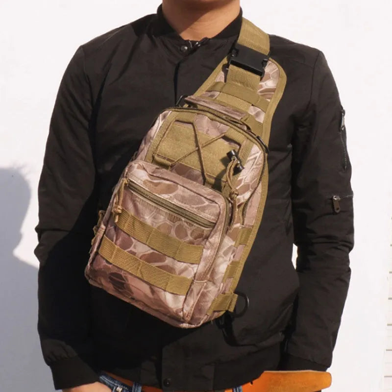 Sac à bandoulière tactique militaire en plein air pour hommes et femmes, sac à bandoulière de voyage, de Sport, de randonnée, équipement de Camping