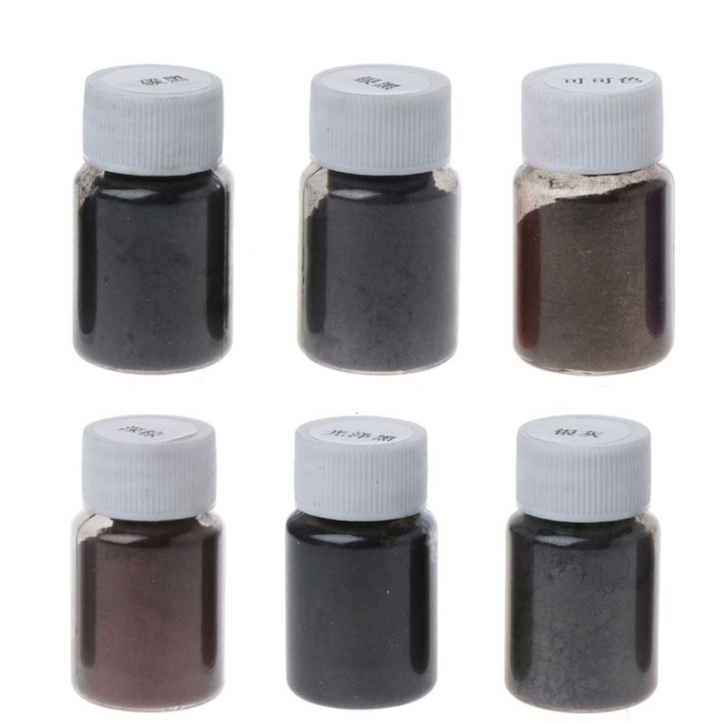 24 pcs bricolage perle mica résine époxy colorant