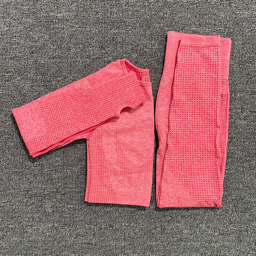 Ensemble de 2 survêtements pour femmes Yoga Set Gym Outfit