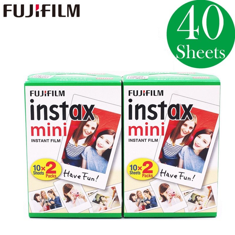 10-100 feuilles Fujifilm instax mini 9 mini11 film bord blanc 3 pouces de large film pour appareil photo instantané mini 8 7s 25 50s 90 papier photo