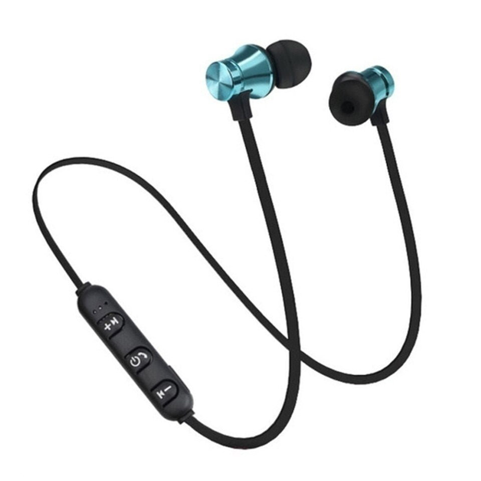 XT11 Magnetic Bluetooth Headphones with Microphone for iPhone Samsung Xiaomi