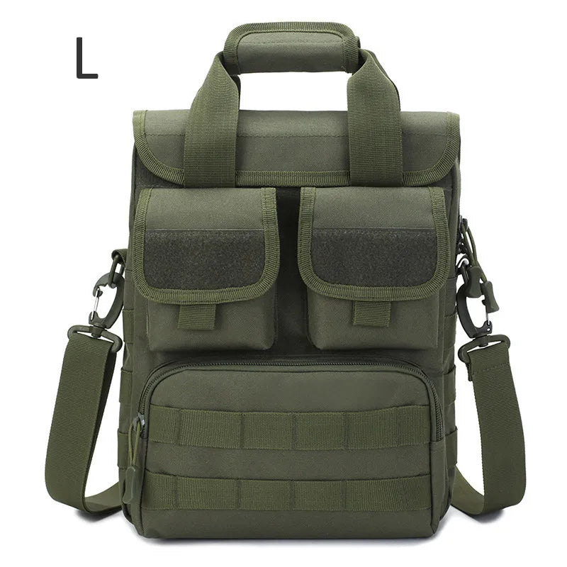 Sac à main tactique pour hommes, sacs à bandoulière militaires pour ordinateur portable, Camouflage Molle chasse Camping Sport XA318D