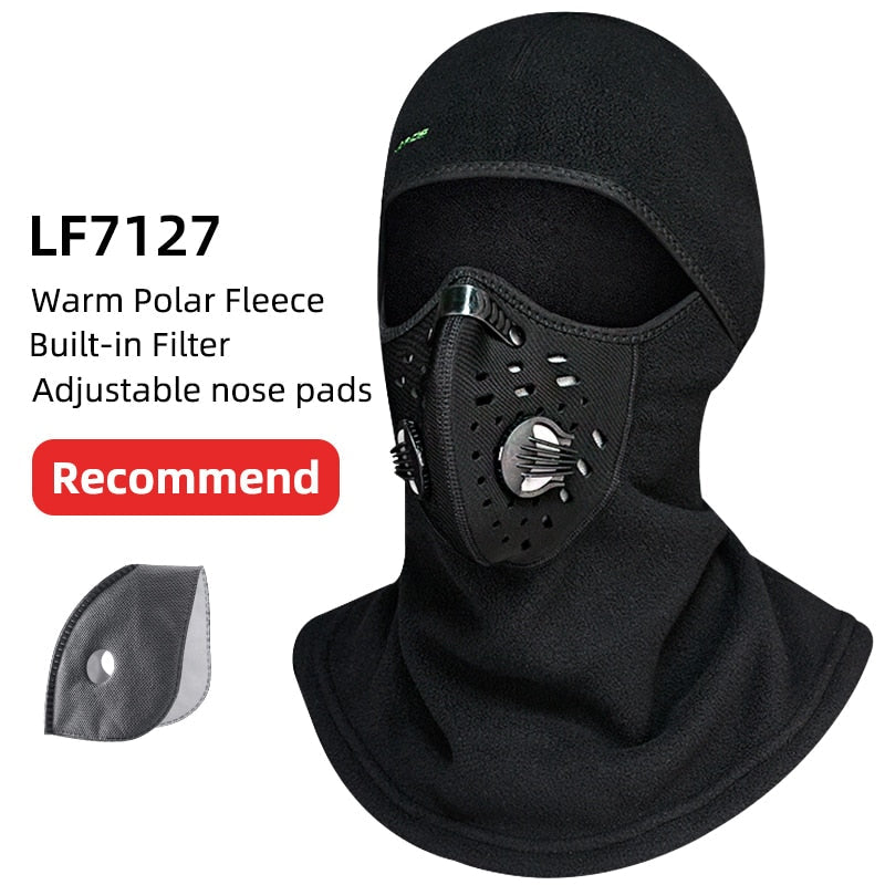 Masque de ski d'hiver ROCKBROS capuche polaire thermique