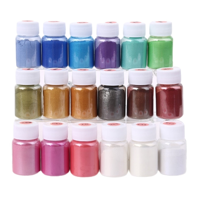 50 couleurs Pigments Colorants en résine époxy