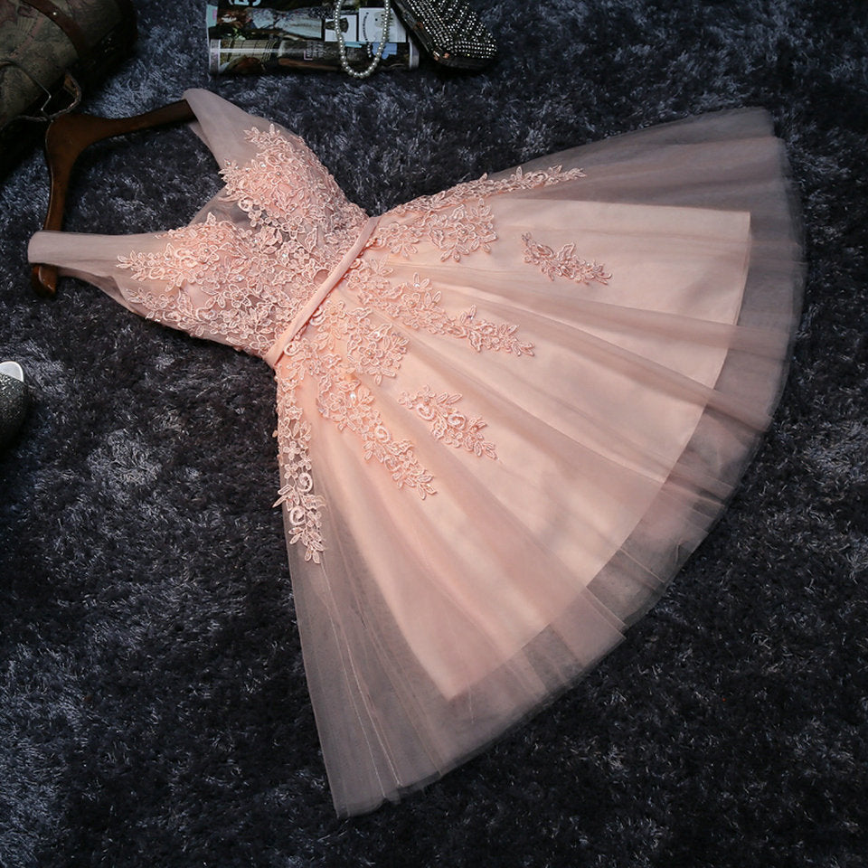 Élégantes robes de bal rose perle 2020