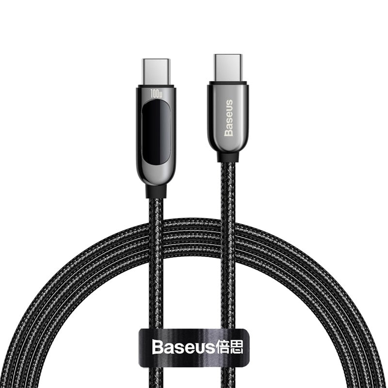 Câble USB C Baseus PD 100W-66W pour MacBook 2021 
