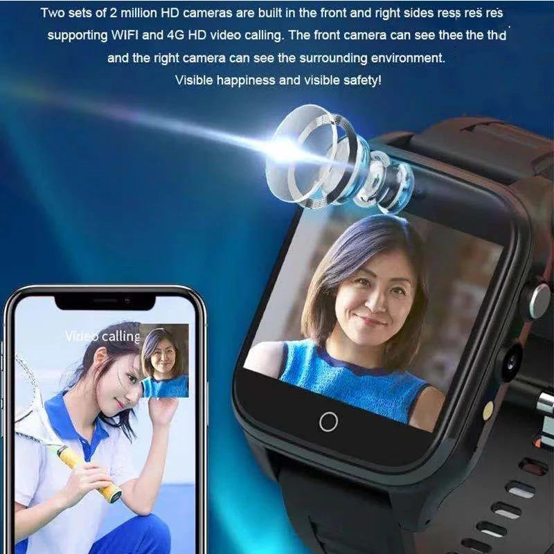 2021 Neueste Ankunft Kinder 4G smart Watch GPS Tracking Locator 1.54Inch Video Call