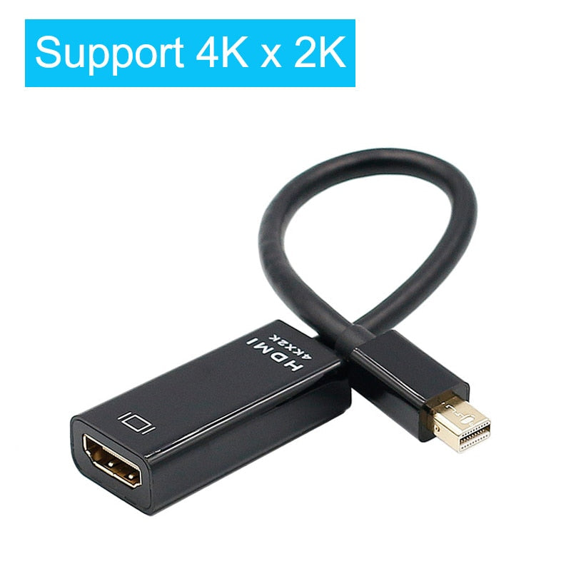 Convertisseur Mini DisplayPort Thunderbolt vers HDMI 4K