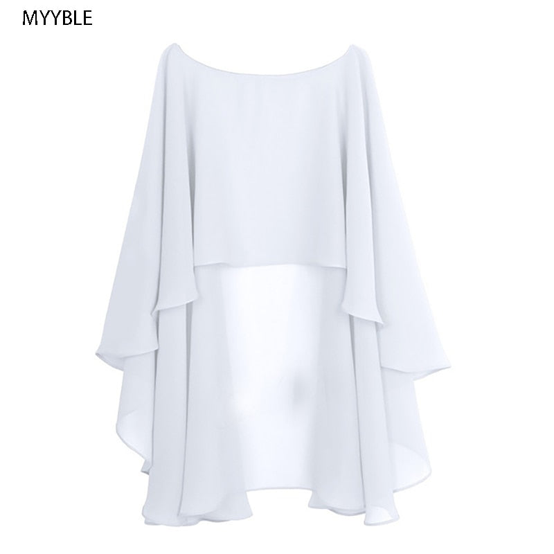 Damen Soft Wedding Capes - Chiffon Shrug für Hochzeit