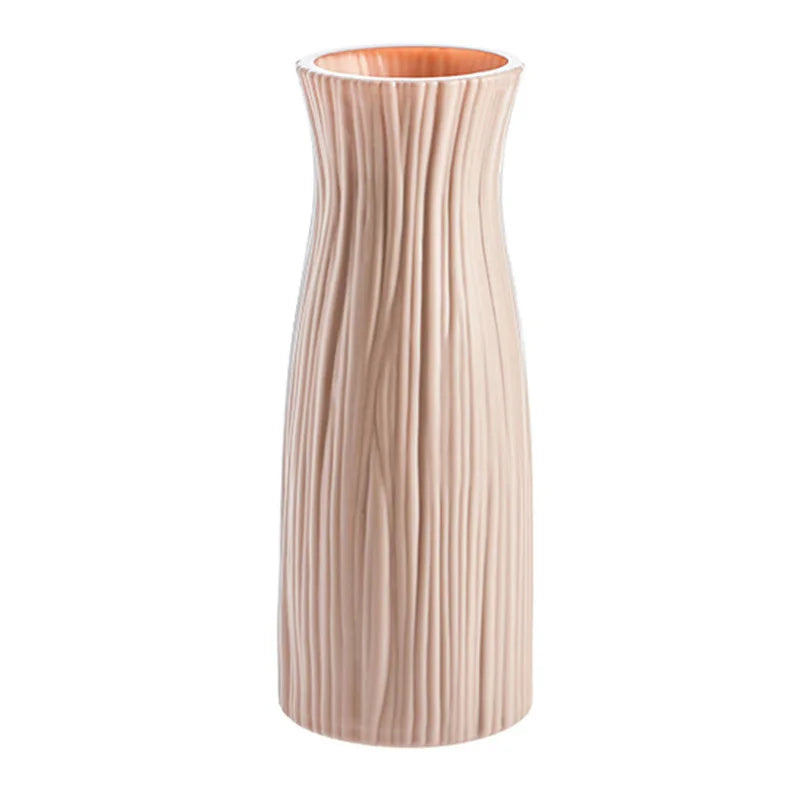 Kunststoff Vase Home für Dekoration Weiß Nachahmung Keramik Blumentopf Pflanzen