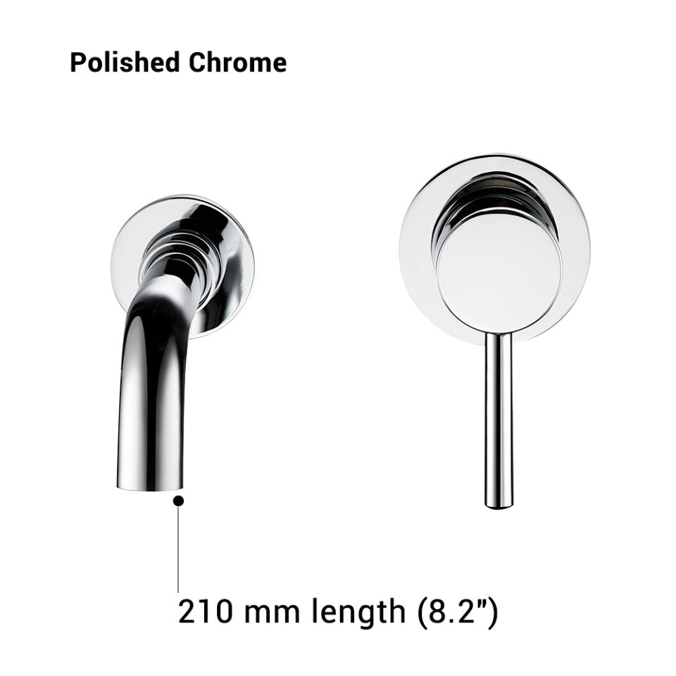 Bathroom faucet with swivel spout and single-lever mixer