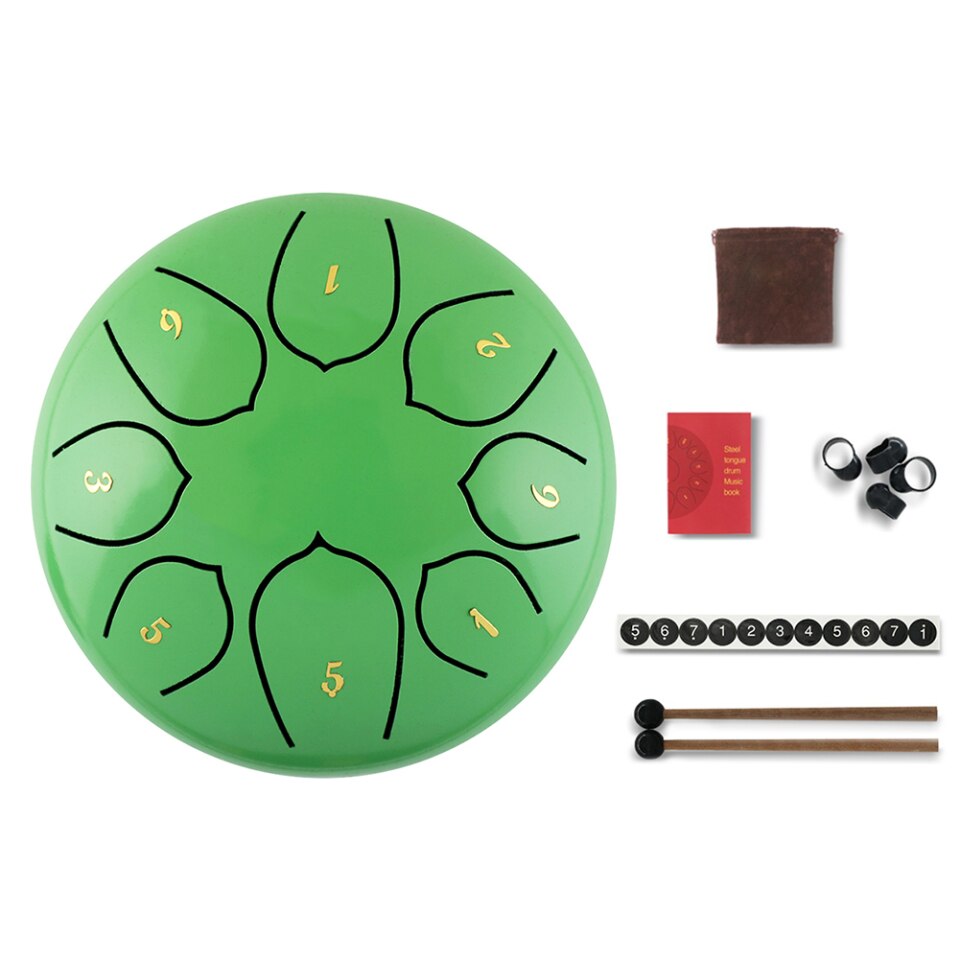 8-11 tongue drum tuning Kits de tongue drum en acier 6"