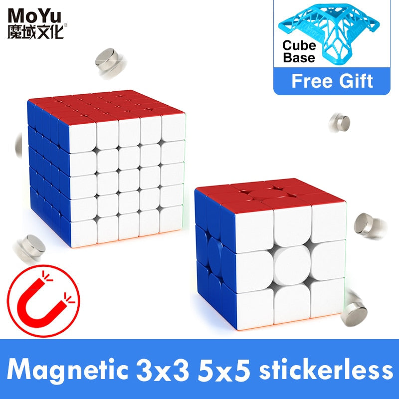 GAN Cube Moyu Meilong M magnétique 2x2x2 3x3x3 4x4x4 5x5x5