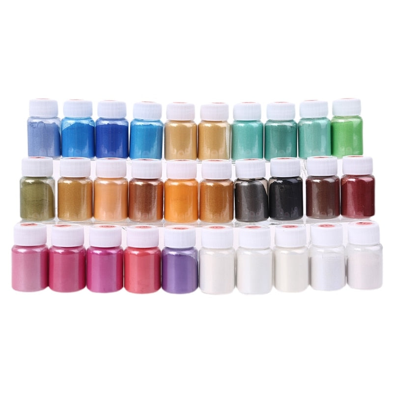 50 couleurs Pigments Colorants en résine époxy