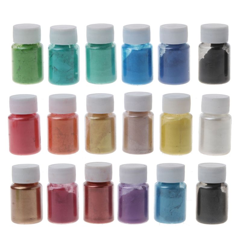 50 couleurs Pigments Colorants en résine époxy