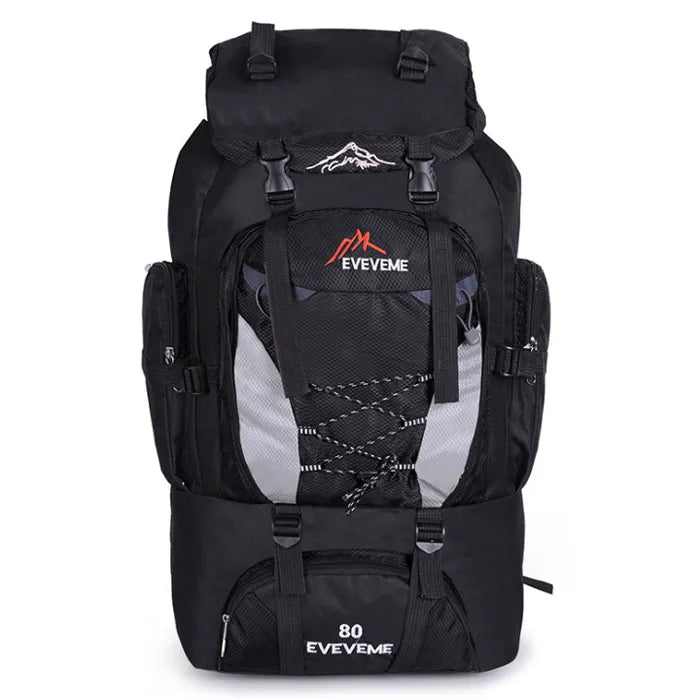 Men's 80L Big Hiking Mountaineering Climbing Backpack