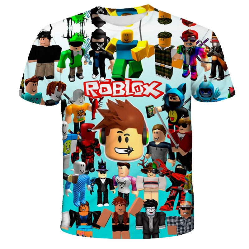 Kinder Kleidung ROBLOX T-Shirt Sommer Baby Kurzarm