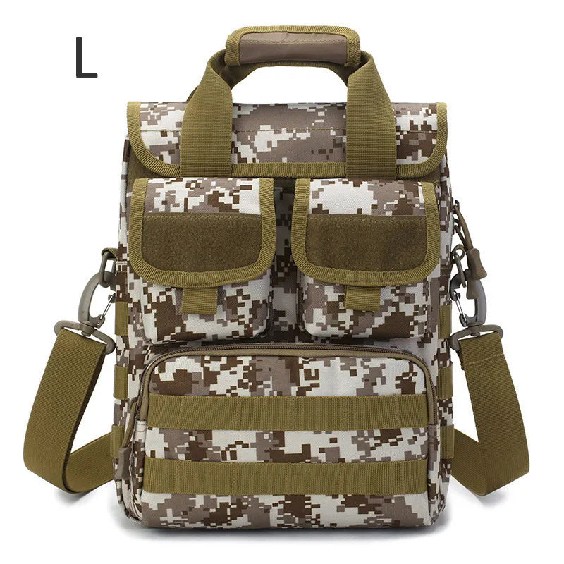 Männer taktische Handtasche Laptop Militär Schulter Crossbody Taschen Camouflage Molle Jagd Camping Sport XA318D