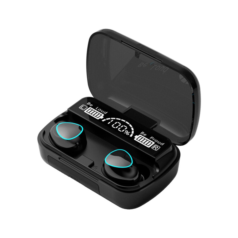 3500mAh TWS Bluetooth Headphones 9D Stereo Sports Casques étanches avec micro