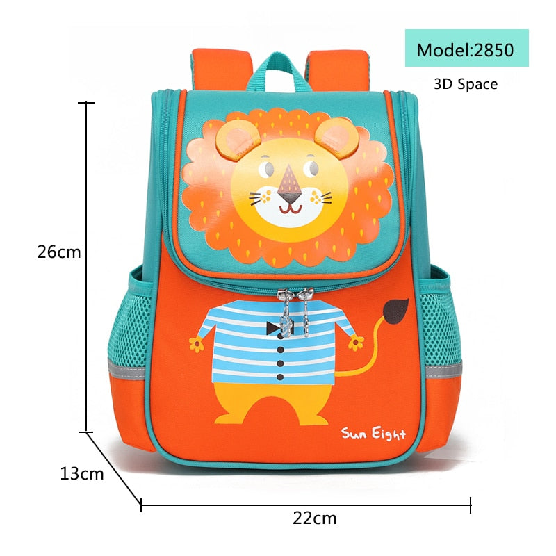Sacs à dos de bébé animaux de dessin animé 3D chauds pour les enfants