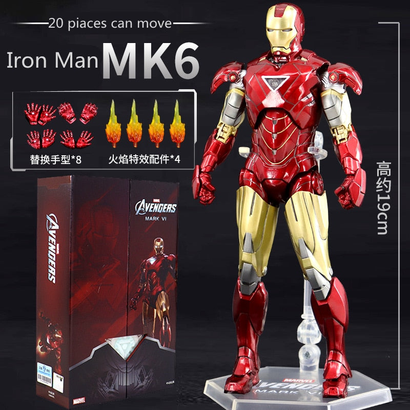 Disney Marvel Iron Man MK2 MK3 MK4 MK5 MK6 MK7 - Ironman Mark 2 Avengers Tony Stark Legenden