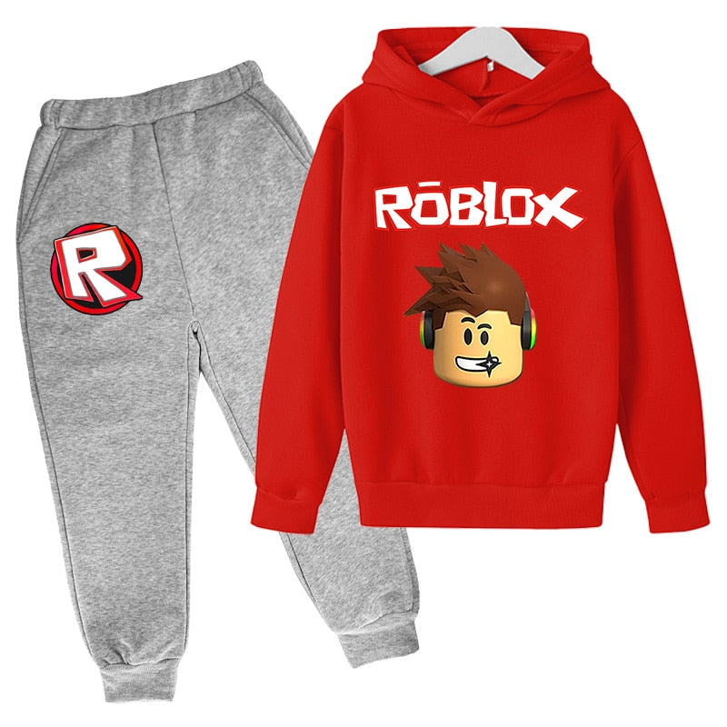 Kinder-Kapuzenpullover Robloxing Mädchen-Sweatshirt