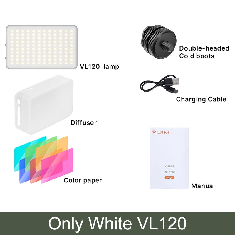 Ulanzi VIJIM VL120 LED Video Licht für Fotografie