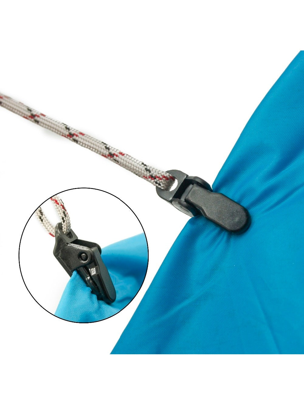 10PCS Tent Pull Point Clip Outdoor Camping Tent Alligator Clip Pull Point Hook Buckle for Tent