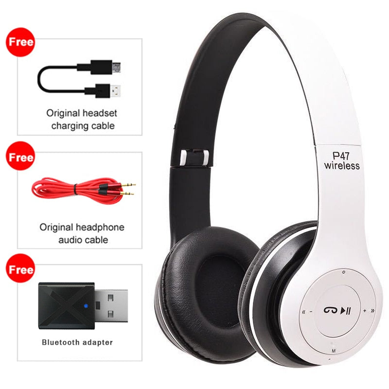 9D HIFI Stereo Faltbare Wireless Kopfhörer für mobile xiaomi iphone samsumg tablet Bluetooth Kopfhörer mit Mikrofon
