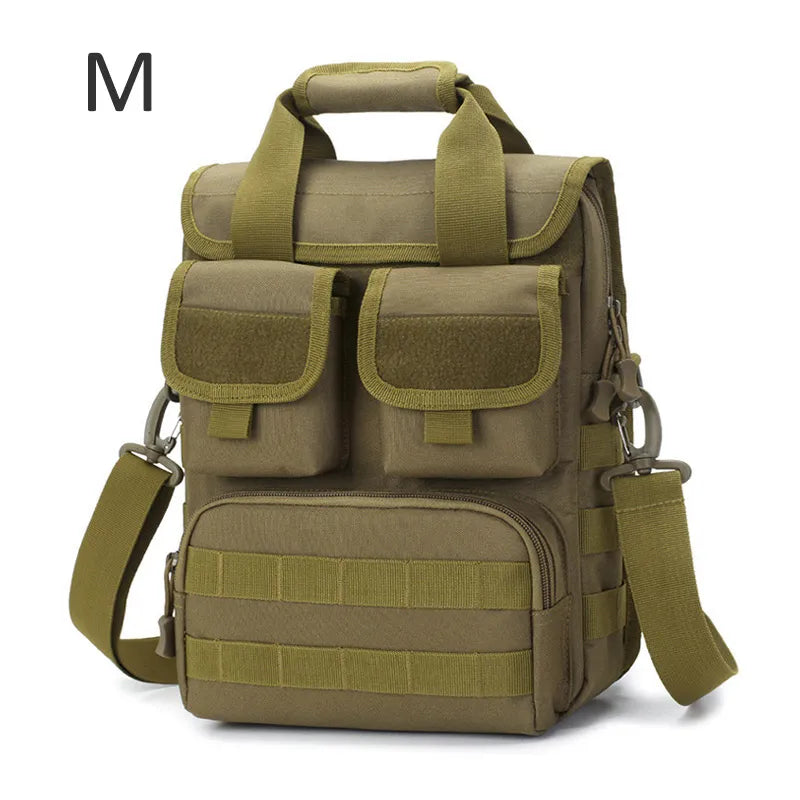 Sac à main tactique pour hommes, sacs à bandoulière militaires pour ordinateur portable, Camouflage Molle chasse Camping Sport XA318D