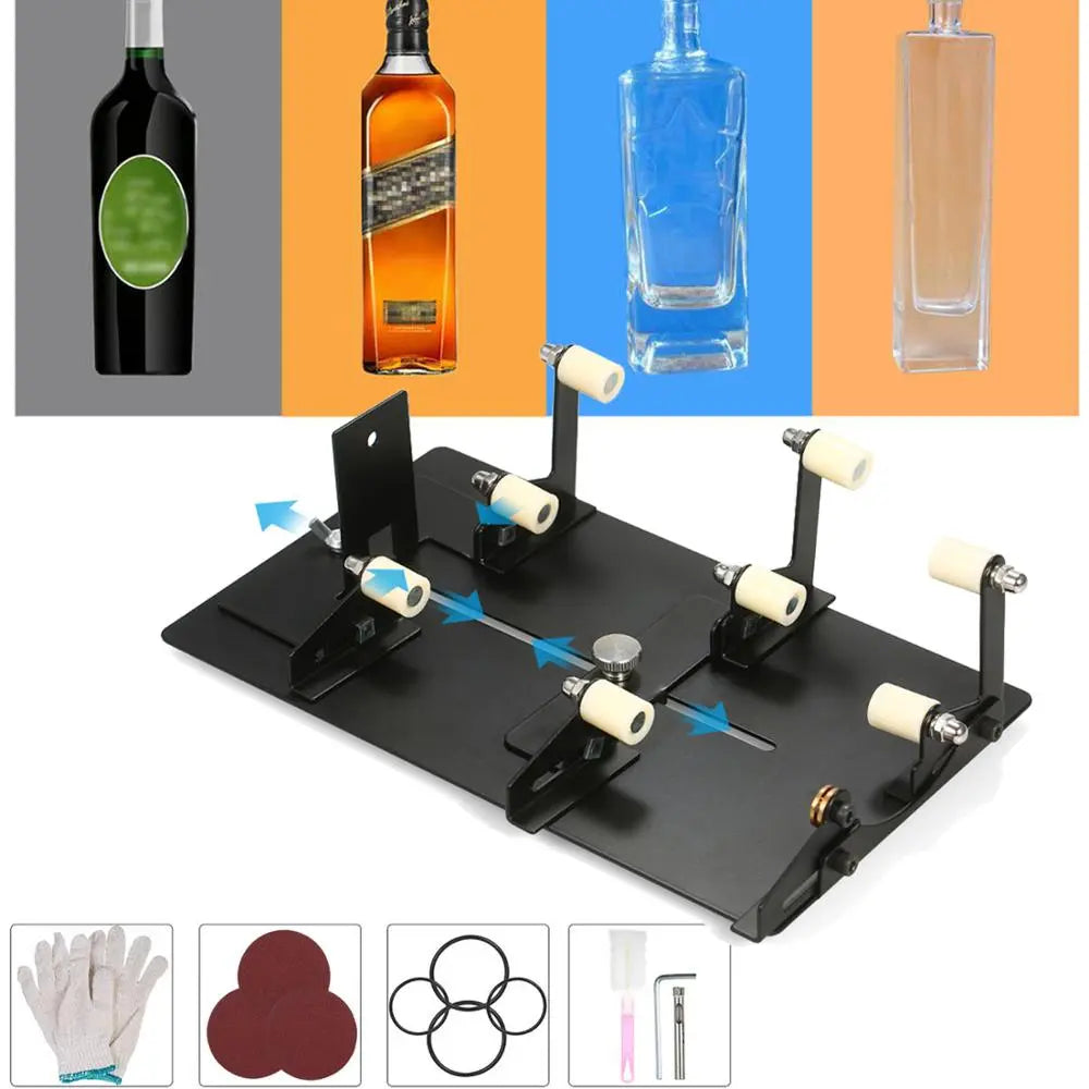 DIY Glasflaschenschneider Werkzeug Quadratisch Rund Wein Bierglas Skulpturen Schneidemaschine für Bierglas