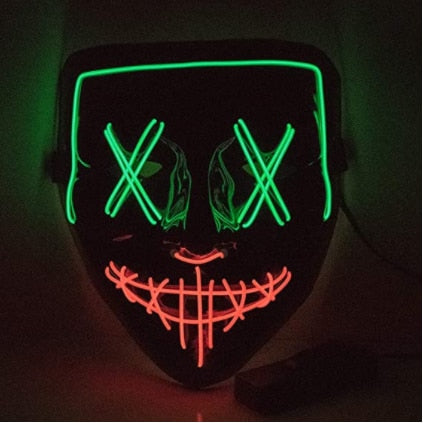 Monster Purge Maske mit LED Licht