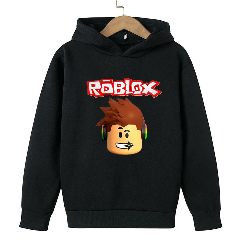 Robloxing Hoodie aus reiner Baumwolle für Teens und Kinder