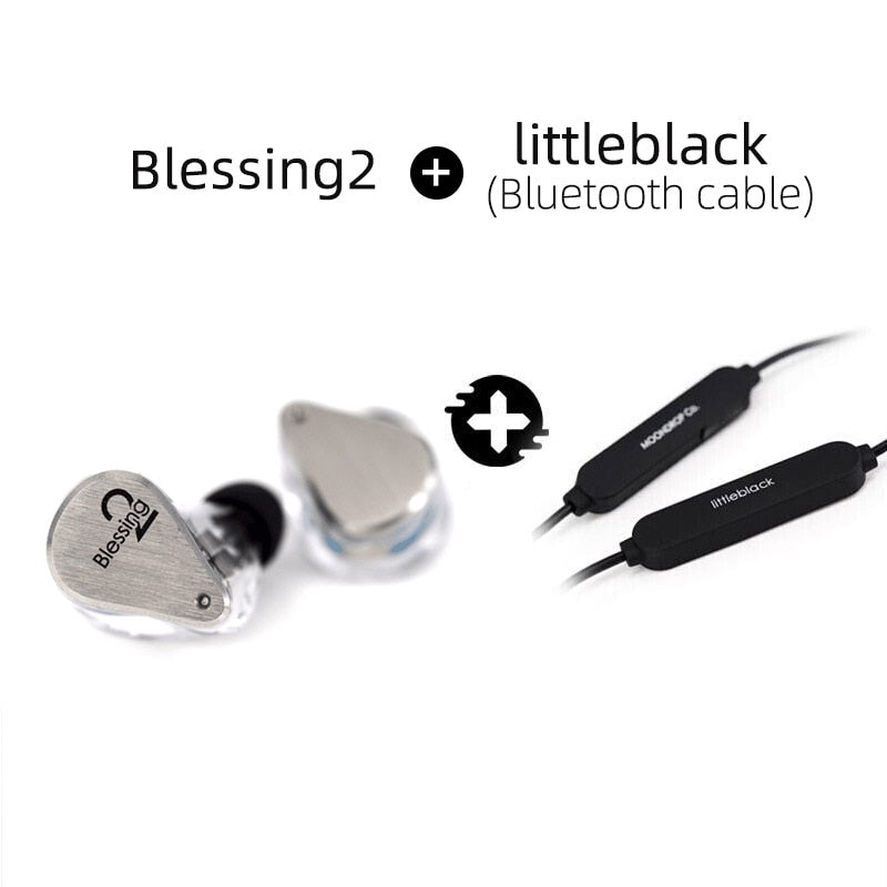 MOONDROP Blessing 2 In-Ear-Monitor-Kopfhörer 1DD+4BA Hybrid-Technologie