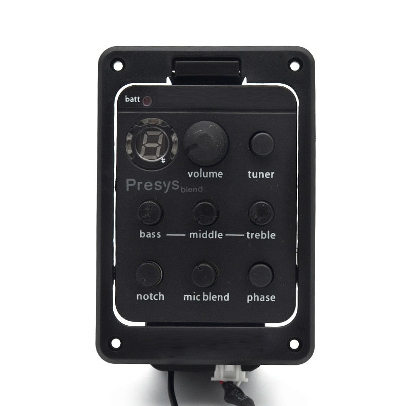 FISHMAN Presys 301 Micro Mixer Dual Preamp EQ Tuner Piezo Pick-up Beat