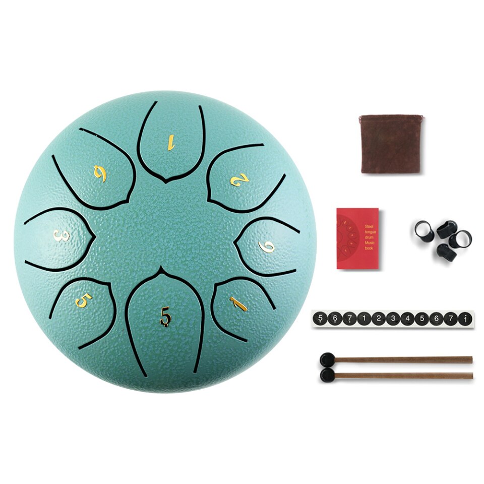 8-11 tongue drum tuning Kits de tongue drum en acier 6"